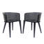 Chaise de salle à manger d'extérieur Milan (sans la table)-345887899