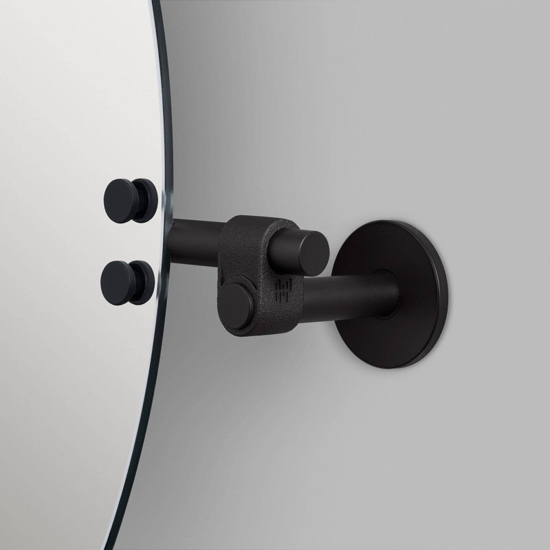 MIROIR / GRAND / FONTE / NOIR, Noir satiné, 23,6 po x 28,94 po