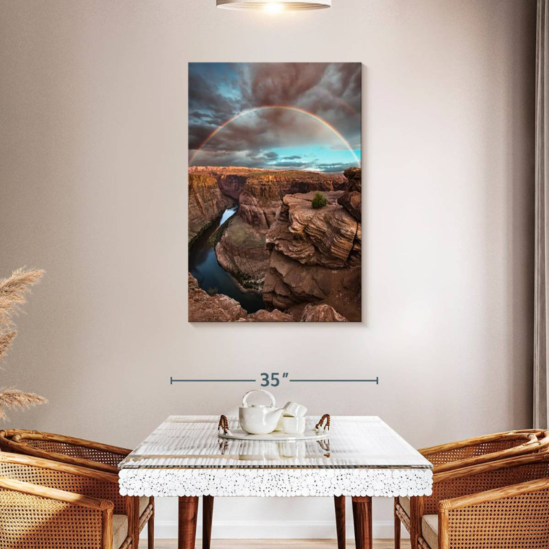 Alvord Horseshoe Bend Rainbow, H 45 po x l 30 po