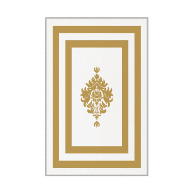 Premium Hall Carpet, 2.6 x 4.9 Feet, 100% Polyester, 650 gr/m² | Antibacterial, Non-Slip PVC Dot Underside, 0.3 in Pile Height | Machine Washable, 3D Digital Print, Durable & Stylish for Home Décor