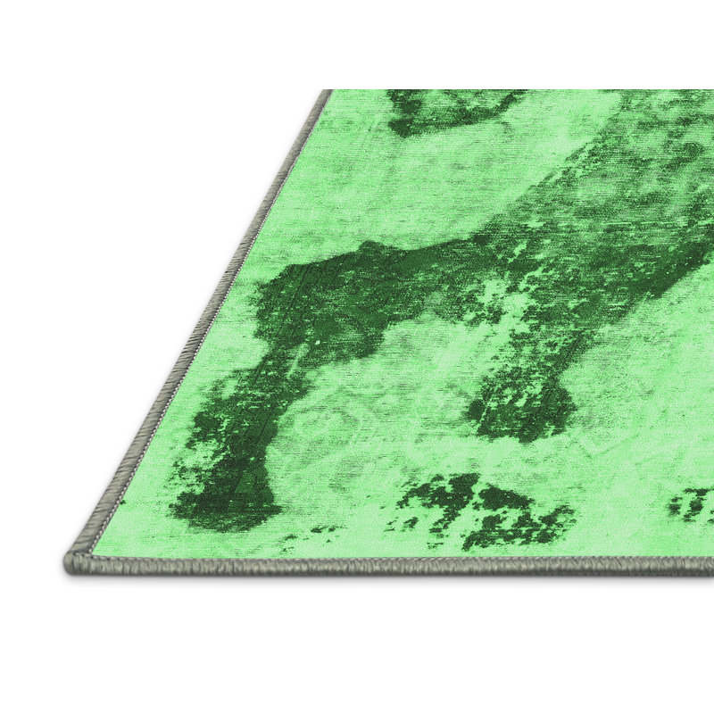 Washable Abstract Indoor Rug, Rectangle 2' x 3'