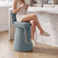 Everly Swivel Upholstered Counter Stool with Solid Wood Frame-337933241