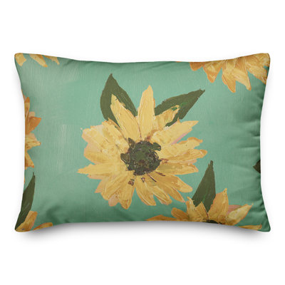  Housse et insert pour coussin d'extérieur Painted Sunflower 16