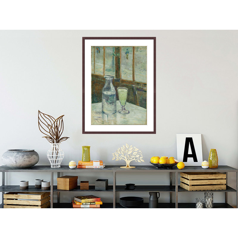 «Café Table with Absinth» (Mesa de café con absenta) par Vincent van Gogh, H 41,5 po x l 31,53 po