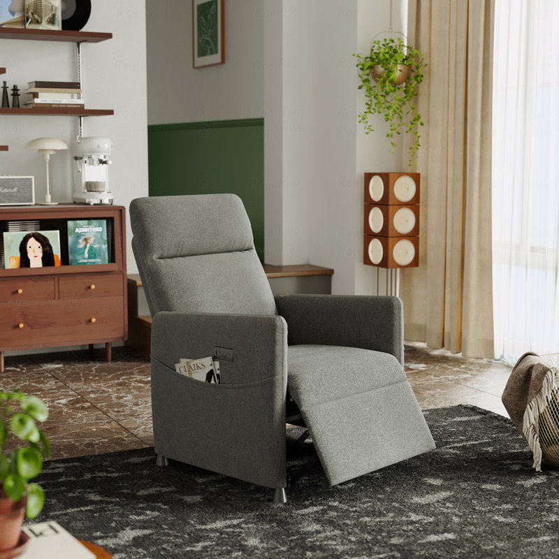 Fauteuil inclinable électrique avec mousse haute densité - Canapé inclinable à cadre en acier pour salon / salle multimédia