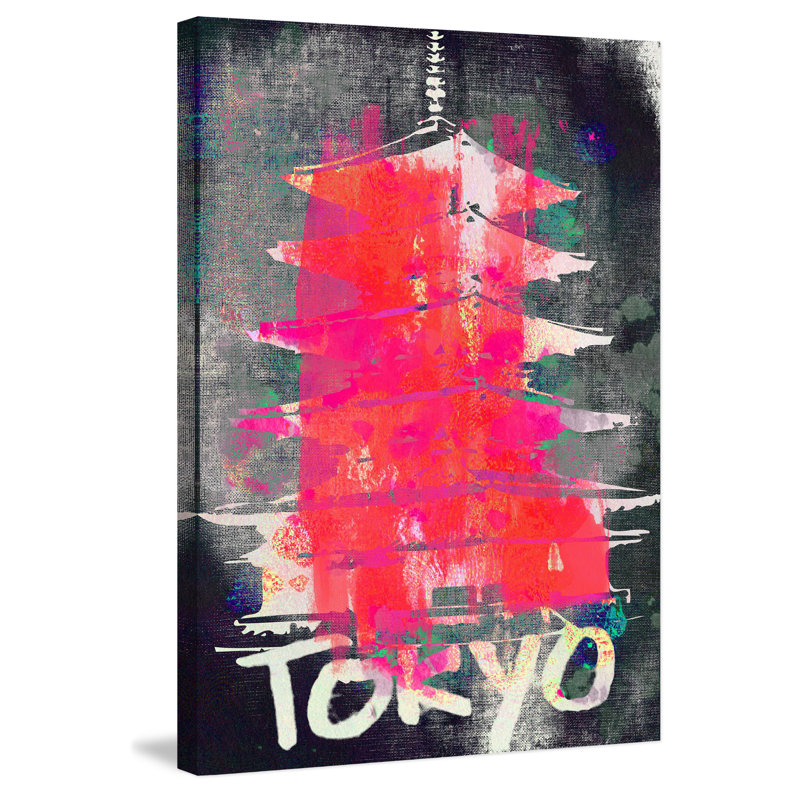 Tokyo - Wrapped Canvas Print, 152 cm H x 102 cm W x 4 cm D