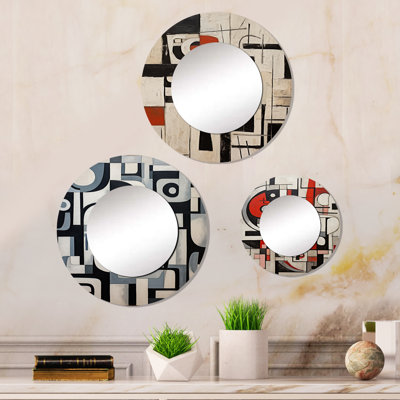 Deltana Metal Round Mirror