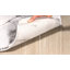 Tapis gris et argent à motif abstrait Swindle-767140597