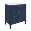 Ensemble de meuble-lavabo 30 po avec lavabo, 2 tiroirs et un tiroir basculant, porte d'armoire à fermeture en douceur-437560384