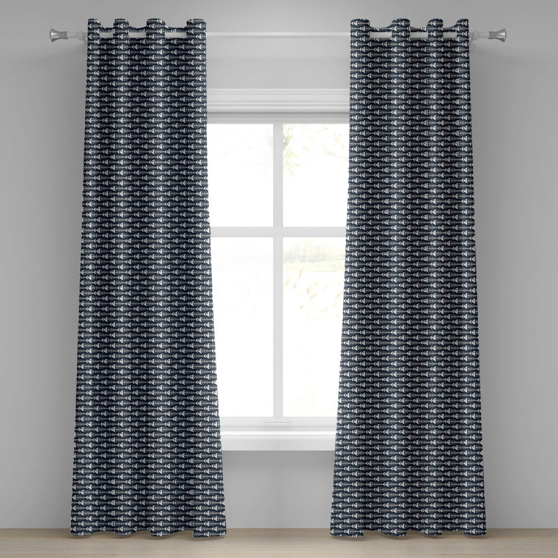 Sateen Blackout Curtains / Drapes Pair, 50" W x 120" L
