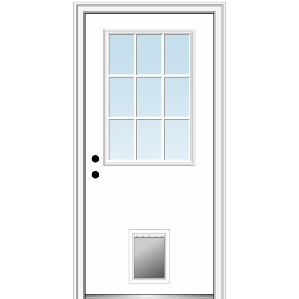81.75'' Steel Front Entry Doors MMI DOOR Door 
