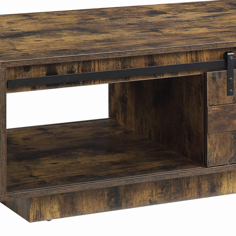 Table basse Rustic Oak Finish