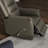 Global Home Swivel Glider Recliner with Manual Footrest In Madras Gray-117952482