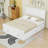 Queen 6-Drawer Wood Platform Bed with High Headboard-164323307