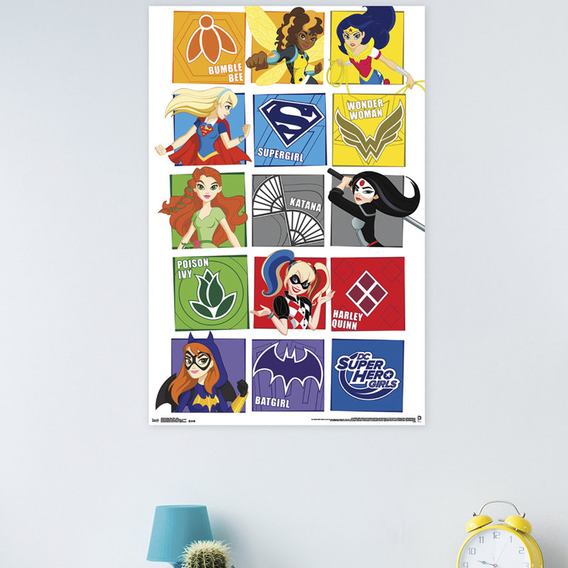 « dc super héros », impression sur papier