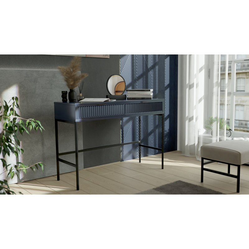 Alfrida Dressing Table, Navy blue
