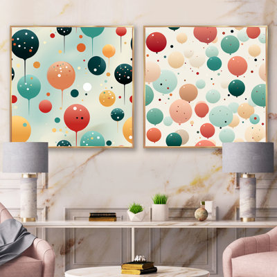 Eric - Abstract Square Collage Set Of 2