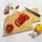 Nebraska Cutting & Serving Board with Artwork by Fish Kiss