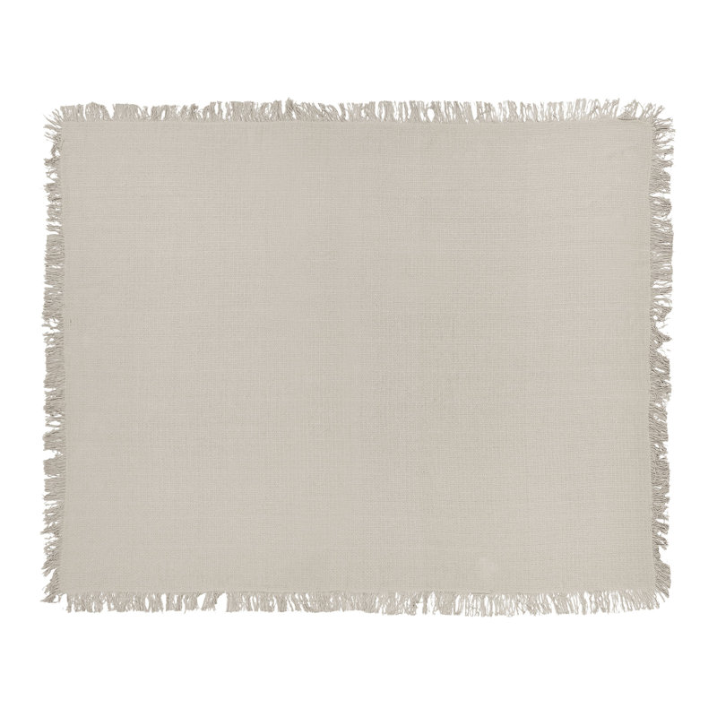 YERBENT Cotton No Pattern Bedspread, Grey