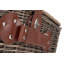Wicker 2 Person Fitted Chiller Picnic Hamper