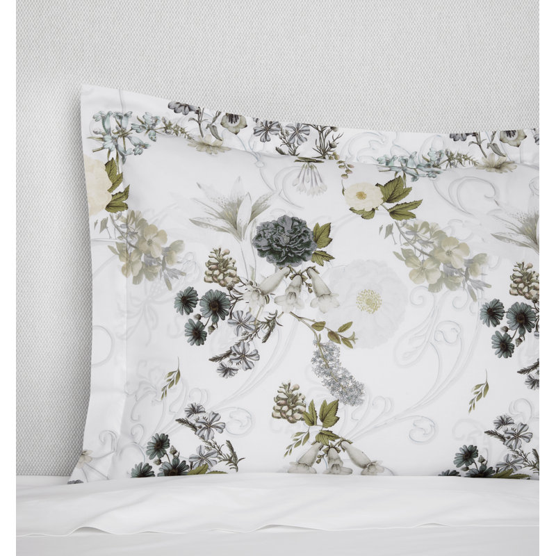 Incanto Floral Cotton Pillow Sham, Standard