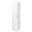 Armoire de rangement blanche empilable H 71,88 po - idéale pour la salle de lavage et le garage P 15,92 po x l