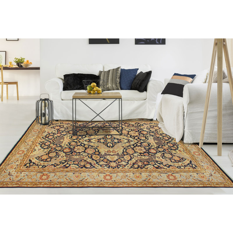 Pak-Persian Arles Navy Rug