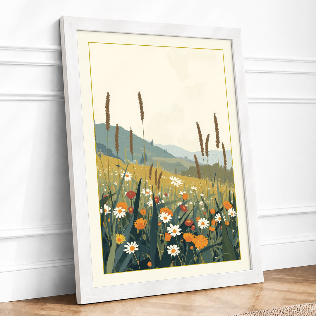 Meadow in Bloom Botanical - Framed Print