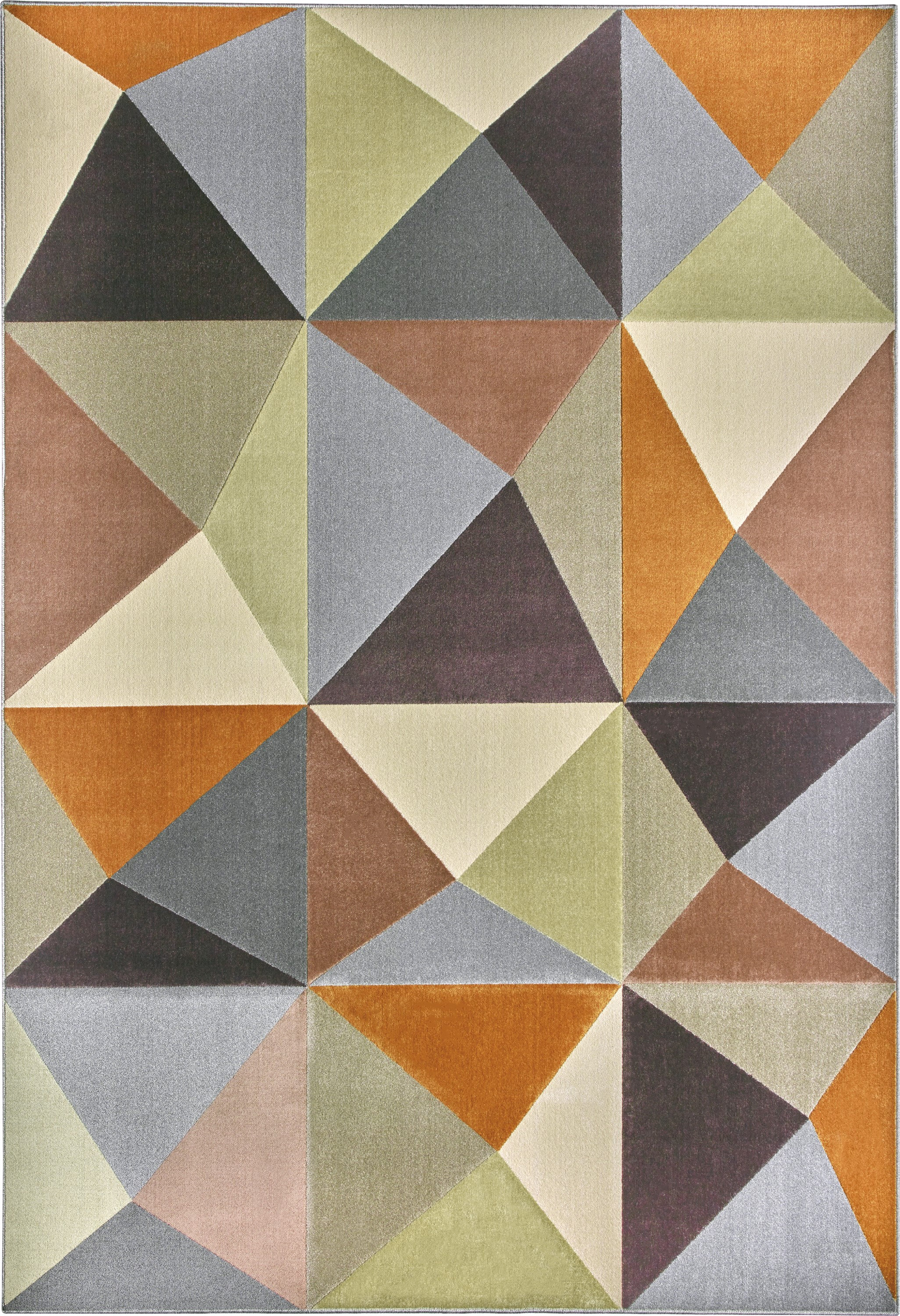 Corrigan Studio Maquoit Abstract Flat Weave Brown Area Rug | Wayfair.ie