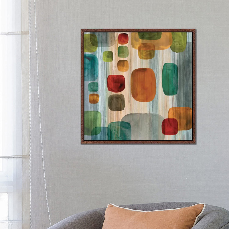 Suspended Gems I by Angela Perry - Print on Canvas, 66.04 cm H x 66.04 cm W, Classic Wood Floater Framed