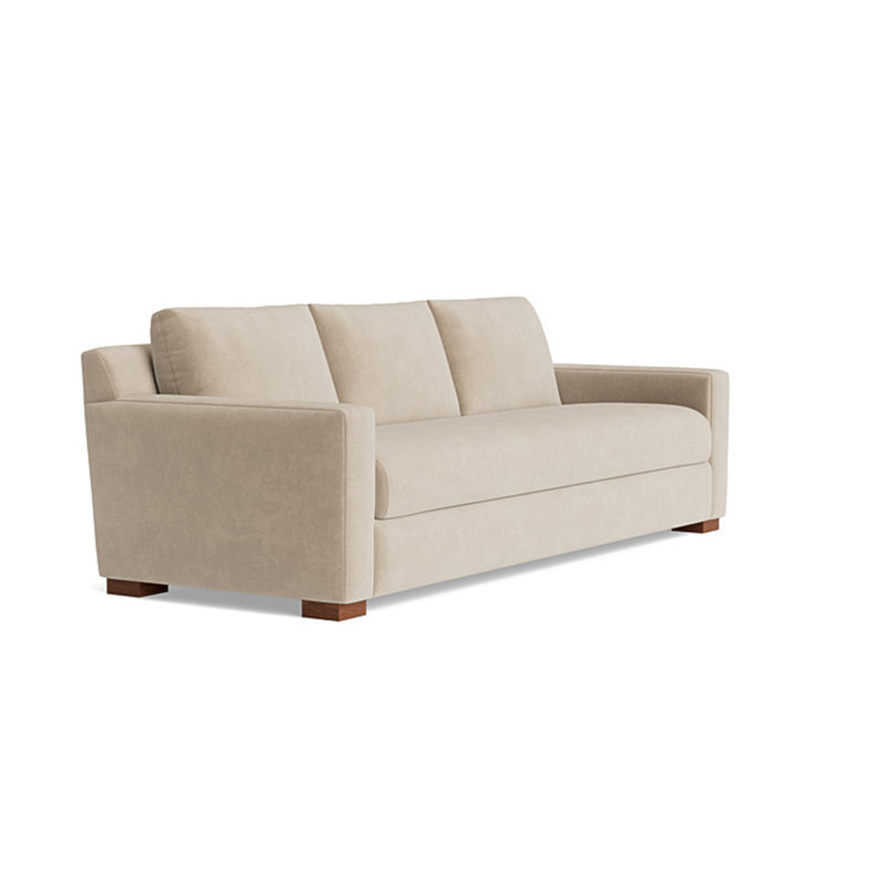 Catalina Sofa (95"), Velvet - Beige
