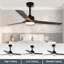 60" Elizandra 3 - Blade LED Standard Ceiling Fan with Remote Control and Light Kit Included