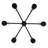 Jaqueze 6 - Light Dimmable Classic / Traditional Chandelier