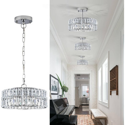  Plafonnier semi-encastré Crystal Chandeliers