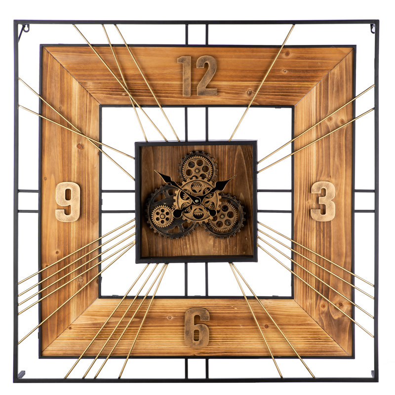 Ameela Wood Wall Clock