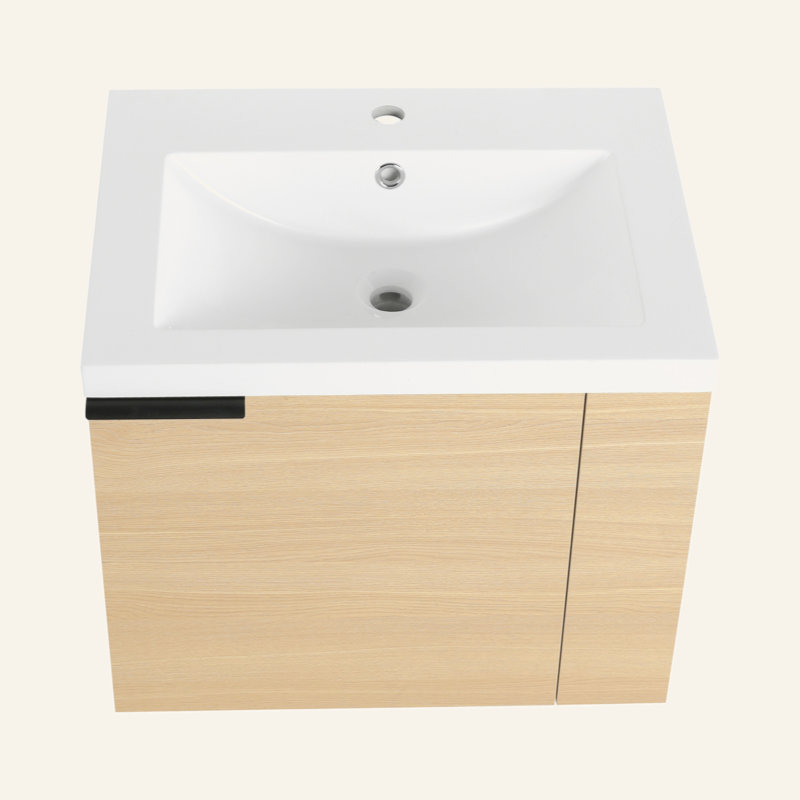 Ensemble de meuble-lavabo de salle de bain 24 po pour grand espace, ensemble d'armoires de salle de bain moderne, ensemble d'armoires de salle de bain