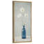 «White Poppies in Blue Glass Bottle Still Life», reproduction d'art sur toile encadrée-267421947-267421944