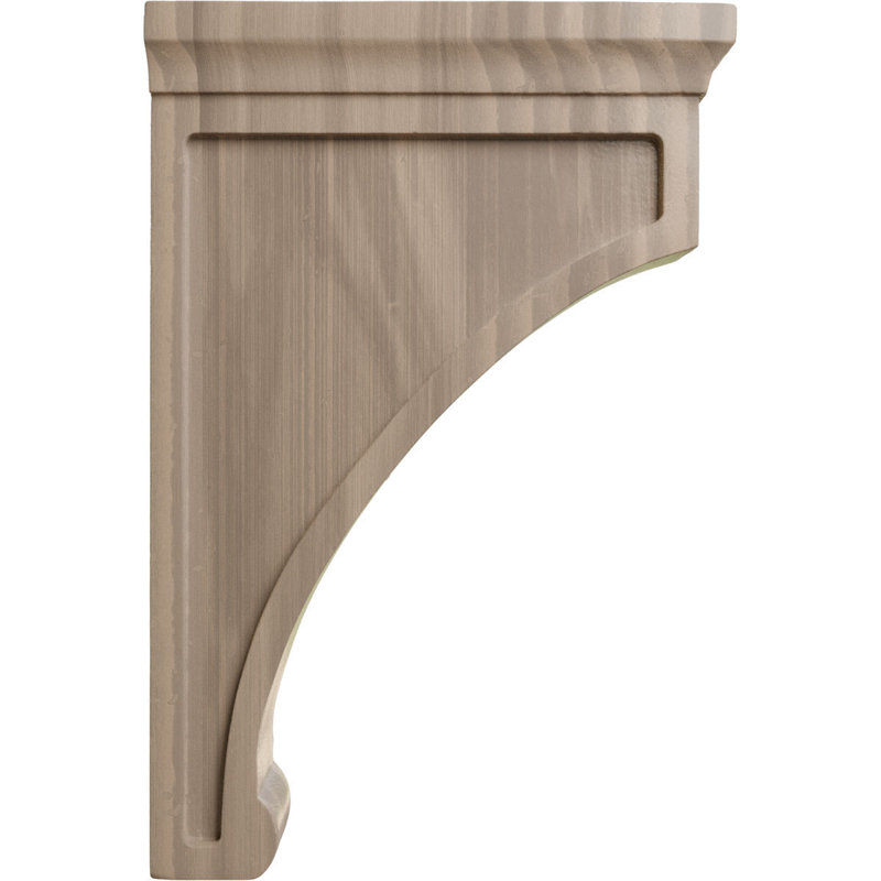 Support en bois Gomez, Noyer, H 12 po x l 2,5 po x P 8 po