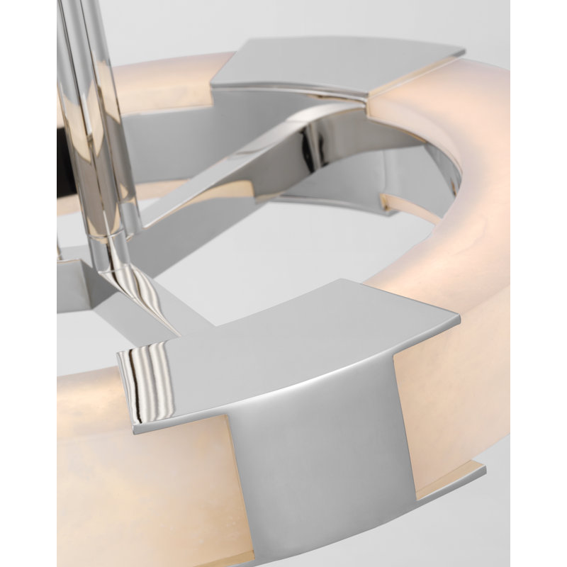 Covet 6 - Light LED Pendant, Polished Nickel