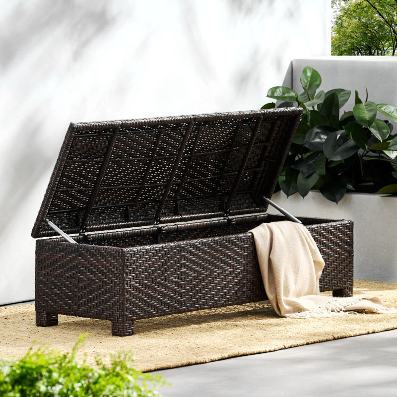 Banc de rangement avec repose-pieds Santiago