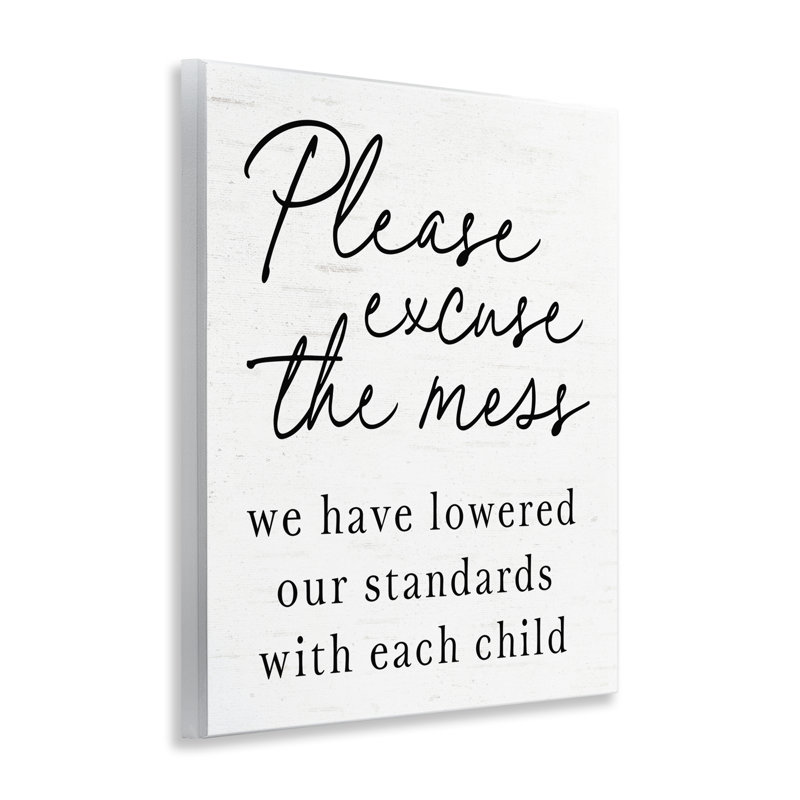 Plaque murale abaissée avec chaque enfant, design par lettré et doublé