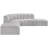 Issic Upholstered Curved Sectional with Ottoman Reversible-89266726