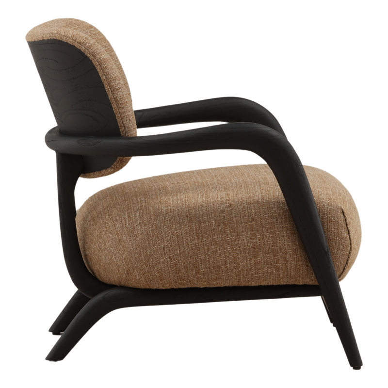 Arcona Boucle Upholstered Occasional Chair, Brown