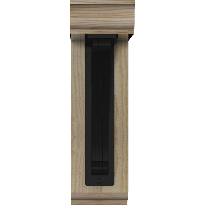 Crawley Traditional Traditional Ironcrest, 14"H x 11 1/2"D, Sapin Douglas de l 4 po x T 2 po (sciage brut)