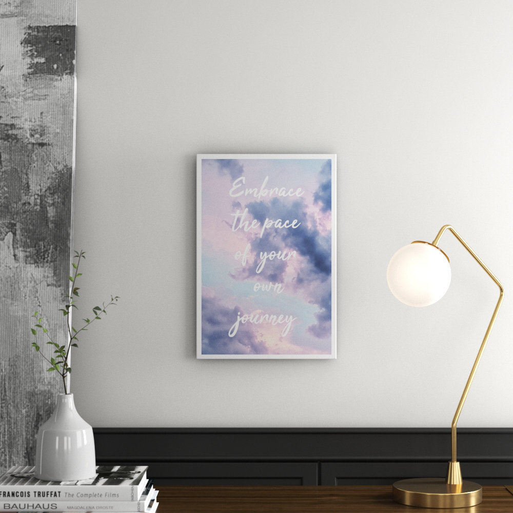 'Embrace the Journey' Textual Art