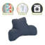 Coussin de dossier en similicuir uni-1827570349