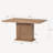55" Solid Wood Pedestal Dining Table