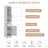 Tall Bathroom Cabinet, Freestanding Storage Cabinet With Drawer, MDF Board, Adjustable Shelf-159301446