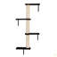 Étagères murales pour chat, ensemble d'escalade pour chat mural, ensemble de 5, perchoirs flottants pour chat, mobilier pour chat