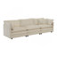 Canapé modulaire en U avec repose-pieds réversible, canapé d'angle convertible 5 places avec 2 repose-pieds, canapé doux minimaliste moderne et canapé de salon, chenille beige-659605385-659605386